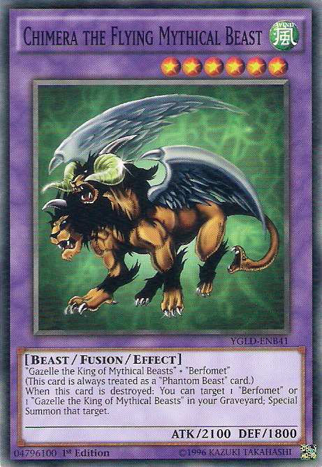 Chimera the Flying Mythical Beast [YGLD-ENB41] Common Yu-Gi-Oh!