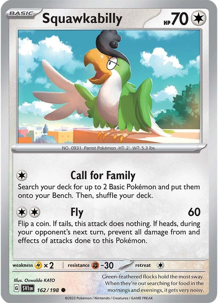 Squawkabilly (162/198) [Scarlet & Violet: Base Set] Pokémon