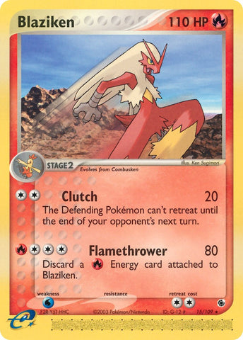 Blaziken (15/109) [EX: Ruby & Sapphire] Pokémon