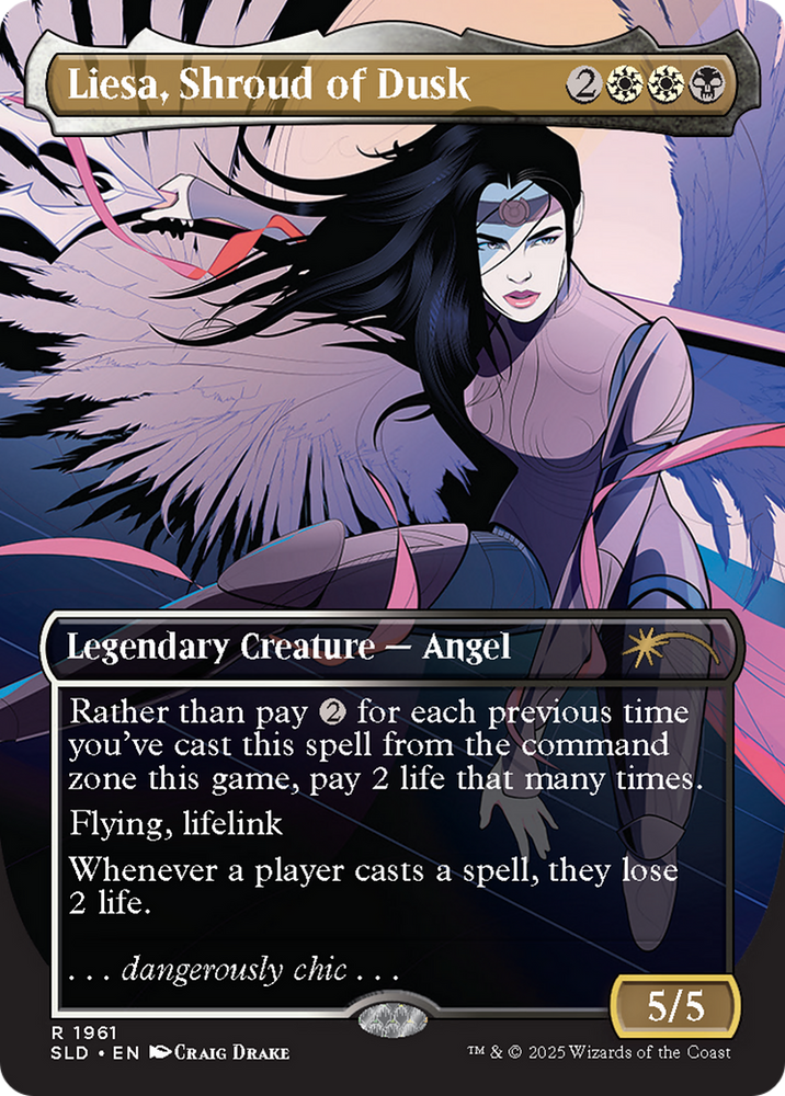 Liesa, Shroud of Dusk (Rainbow Foil) [Secret Lair Drop Series] Magic: The Gathering
