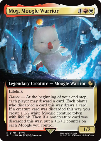 Mog, Moogle Warrior (Extended Art) [FINAL FANTASY Commander] Magic: The Gathering