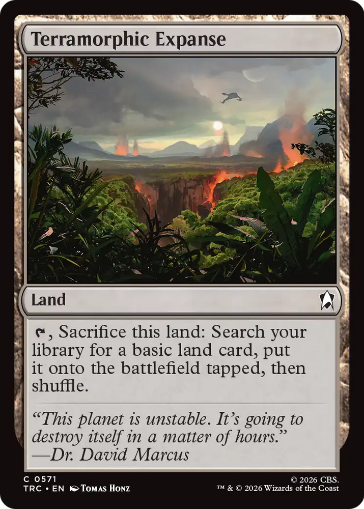 Terramorphic Expanse [Star Trek Commander] Magic: The Gathering