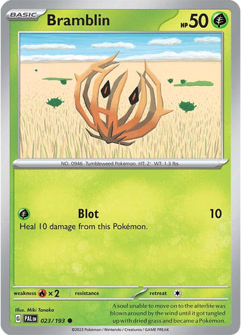 Bramblin (023/193) [Scarlet & Violet: Paldea Evolved] Pokémon