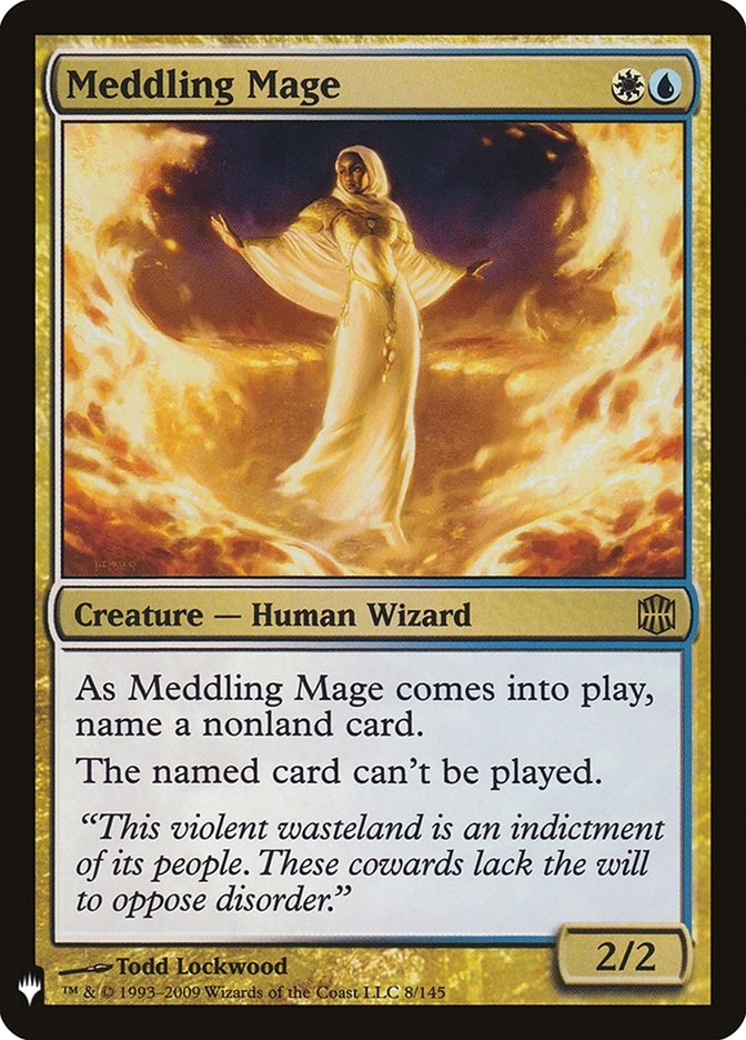 Meddling Mage [Mystery Booster] Magic: The Gathering