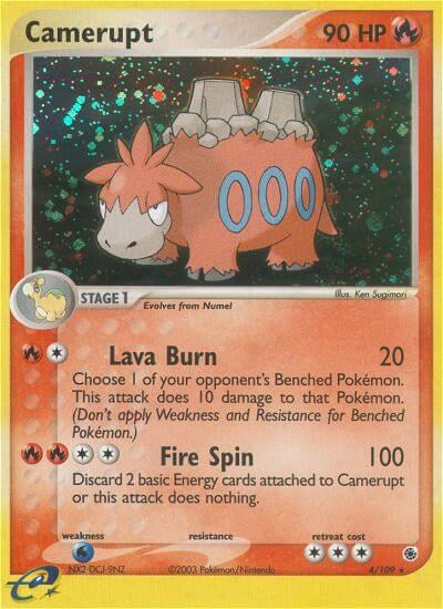 Camerupt (4/109) [EX: Ruby & Sapphire] Pokémon