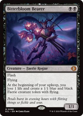 Bitterbloom Bearer [Lorwyn Eclipsed] Magic: The Gathering