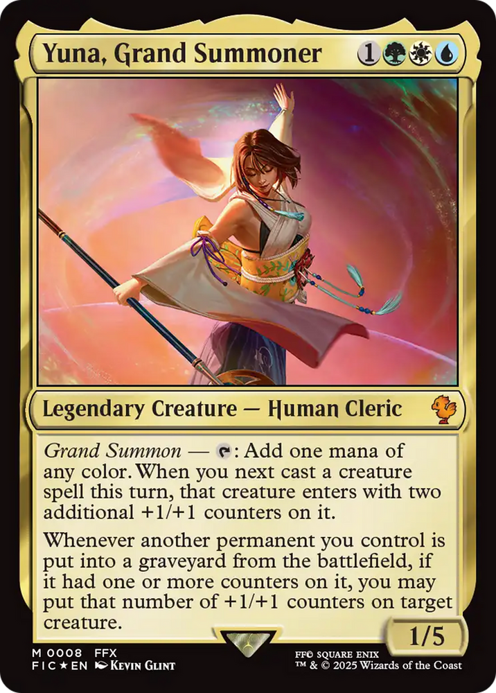 Yuna, Grand Summoner [FINAL FANTASY Commander] Magic: The Gathering
