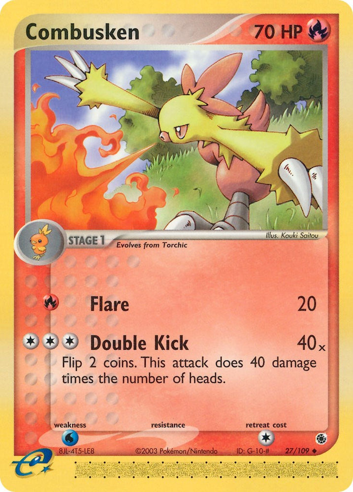 Combusken (27/109) [EX: Ruby & Sapphire] Pokémon