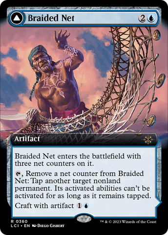 Braided Net // Braided Quipu (Extended Art) [The Lost Caverns of Ixalan] Magic: The Gathering