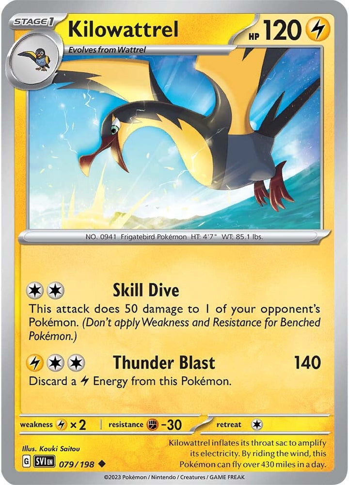 Kilowattrel (079/198) [Scarlet & Violet: Base Set] Pokémon