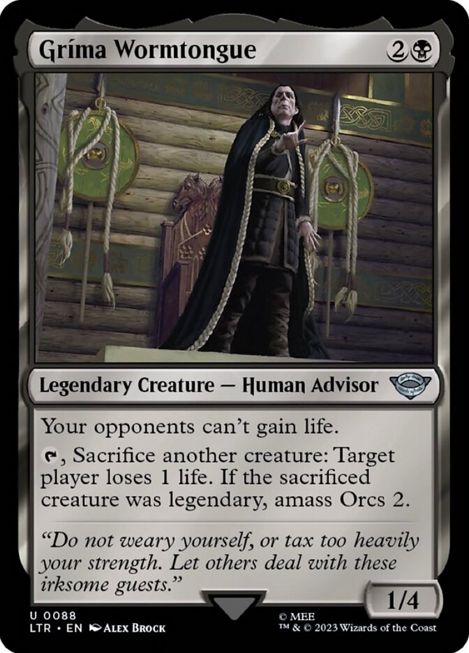 Grima Wormtongue [The Lord of the Rings: Tales of Middle-Earth] Magic: The Gathering