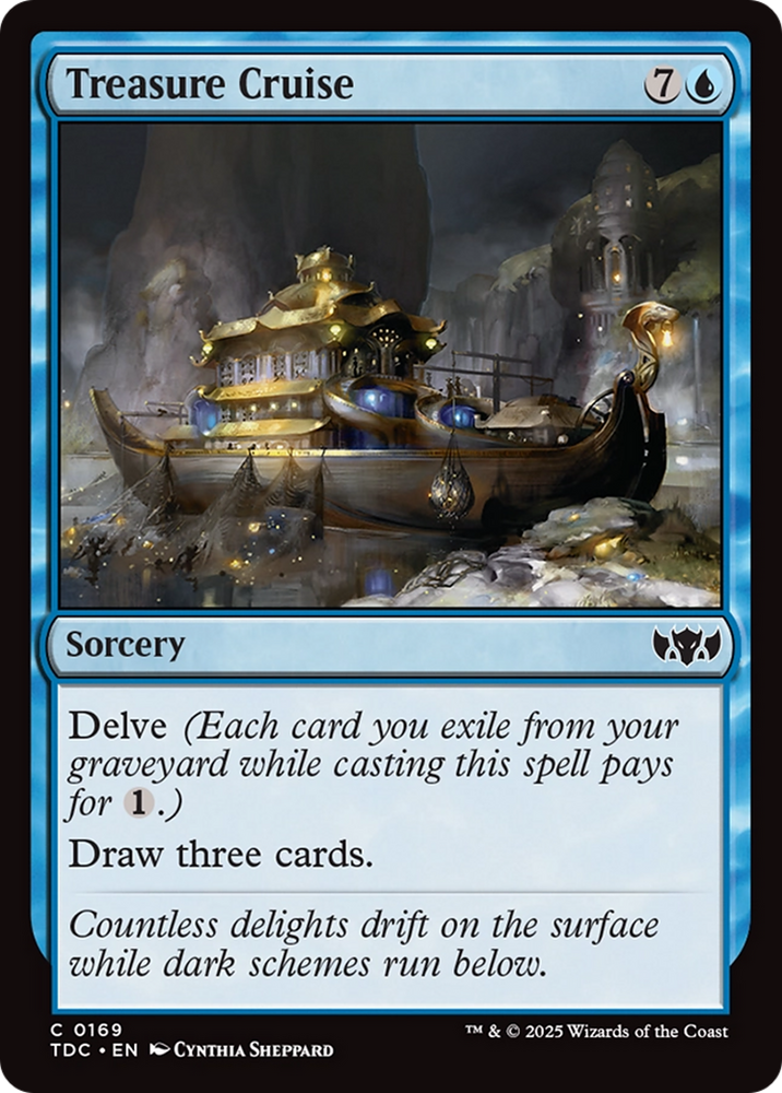 Treasure Cruise [Tarkir: Dragonstorm Commander] Magic: The Gathering