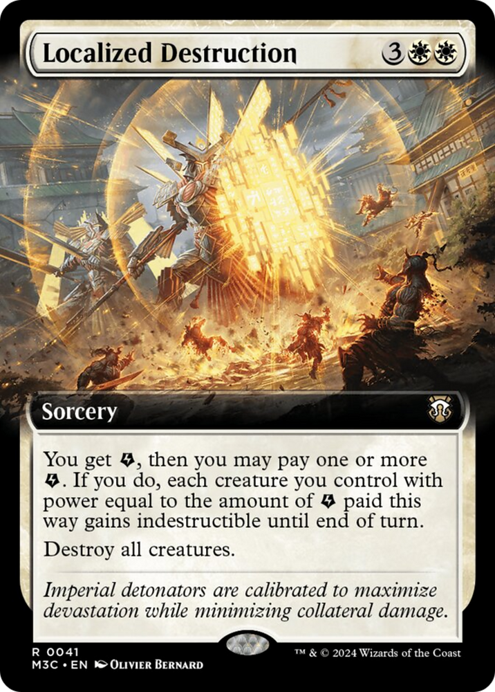 Localized Destruction (Extended Art) [Modern Horizons 3 Commander] Magic: The Gathering