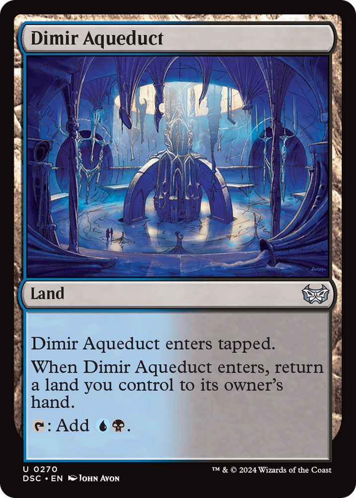 Dimir Aqueduct [Duskmourn: House of Horror Commander] Magic: The Gathering