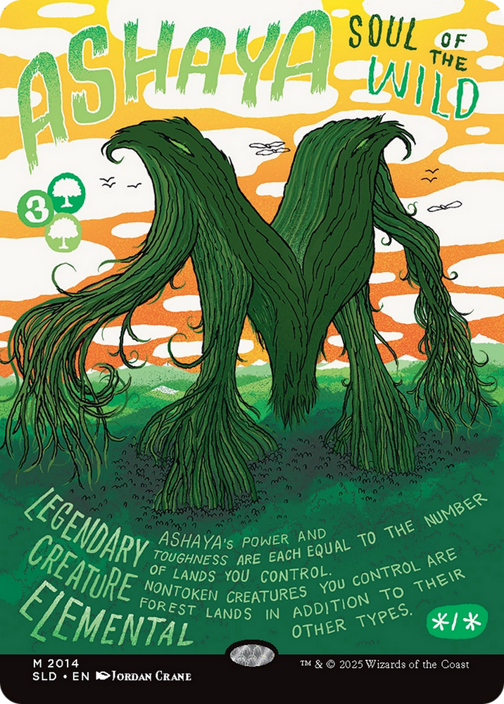 Ashaya, Soul of the Wild [Secret Lair Drop Series] Magic: The Gathering