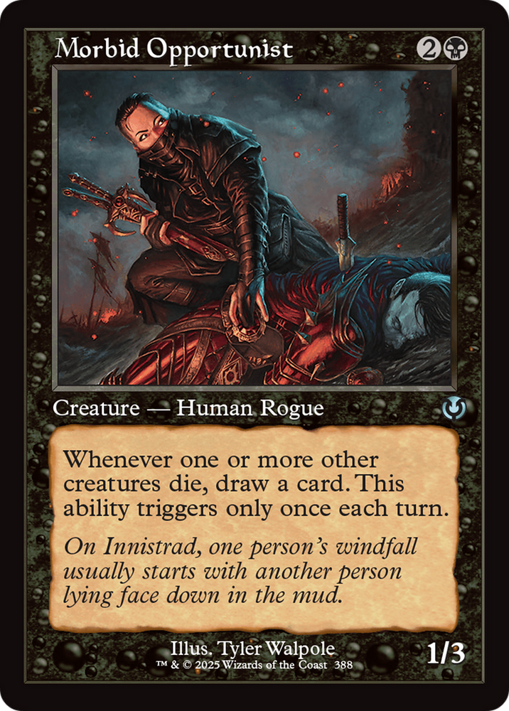 Morbid Opportunist (Retro Frame) [Innistrad Remastered] Magic: The Gathering