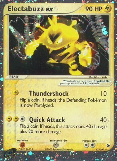Electabuzz ex (97/109) [EX: Ruby & Sapphire] Pokémon