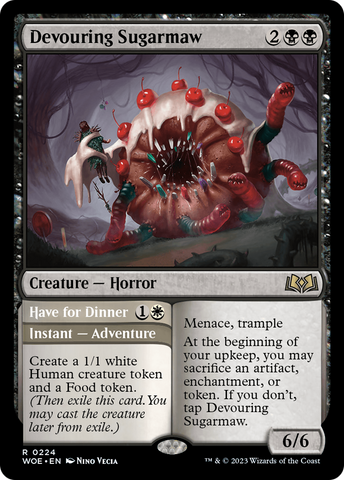 Devouring Sugarmaw // Have For Dinner [Wilds of Eldraine] Magic: The Gathering