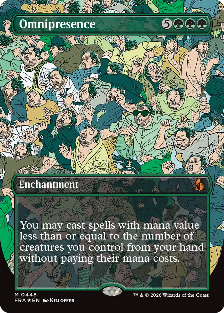 Omnipresence (Borderless) (0448) [Reality Fracture] Magic: The Gathering