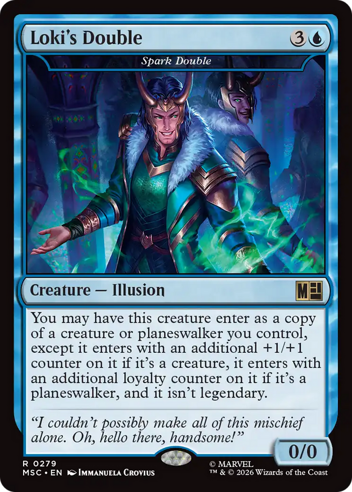 Loki's Double - Spark Double [Marvel Super Heroes Commander] Magic: The Gathering