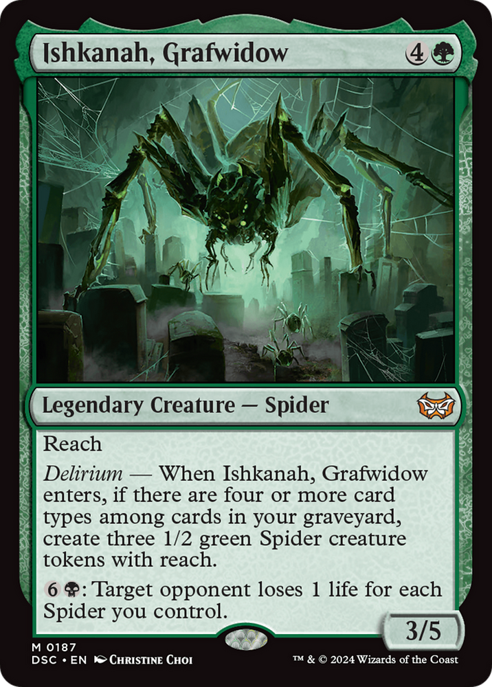 Ishkanah, Grafwidow [Duskmourn: House of Horror Commander] Magic: The Gathering