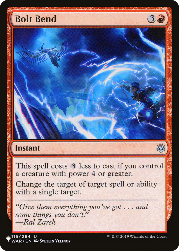 Bolt Bend [The List] Magic: The Gathering