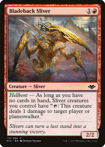 Bladeback Sliver [Modern Horizons] Magic: The Gathering
