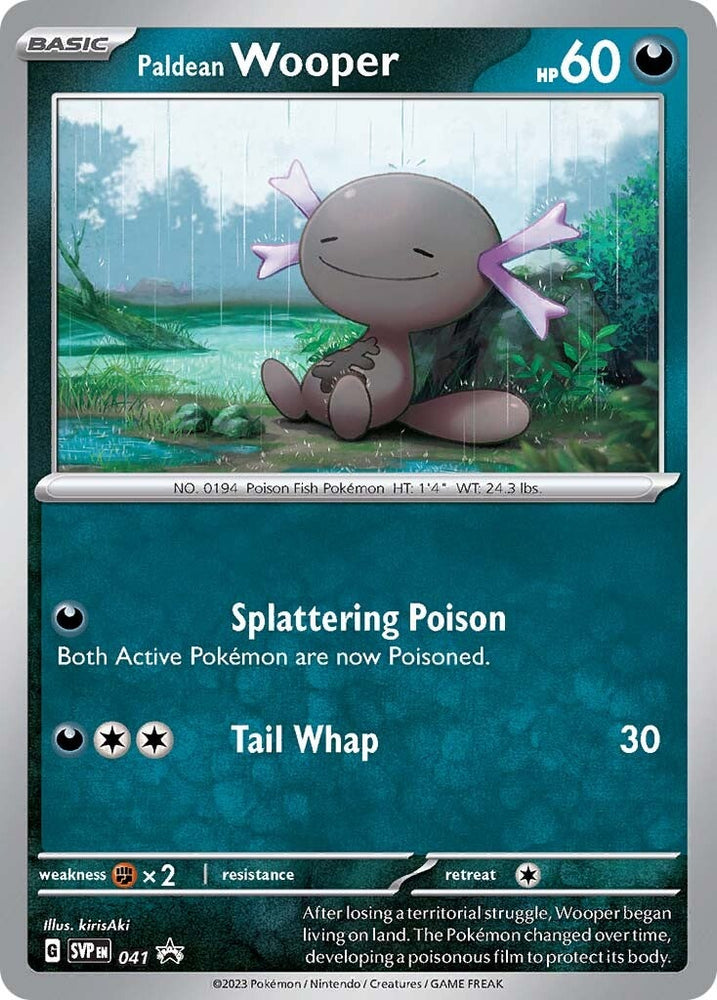 Paldean Wooper (041) [Scarlet & Violet: Black Star Promos] Pokémon