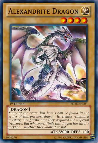 Alexandrite Dragon [SDBE-EN003] Common Yu-Gi-Oh!