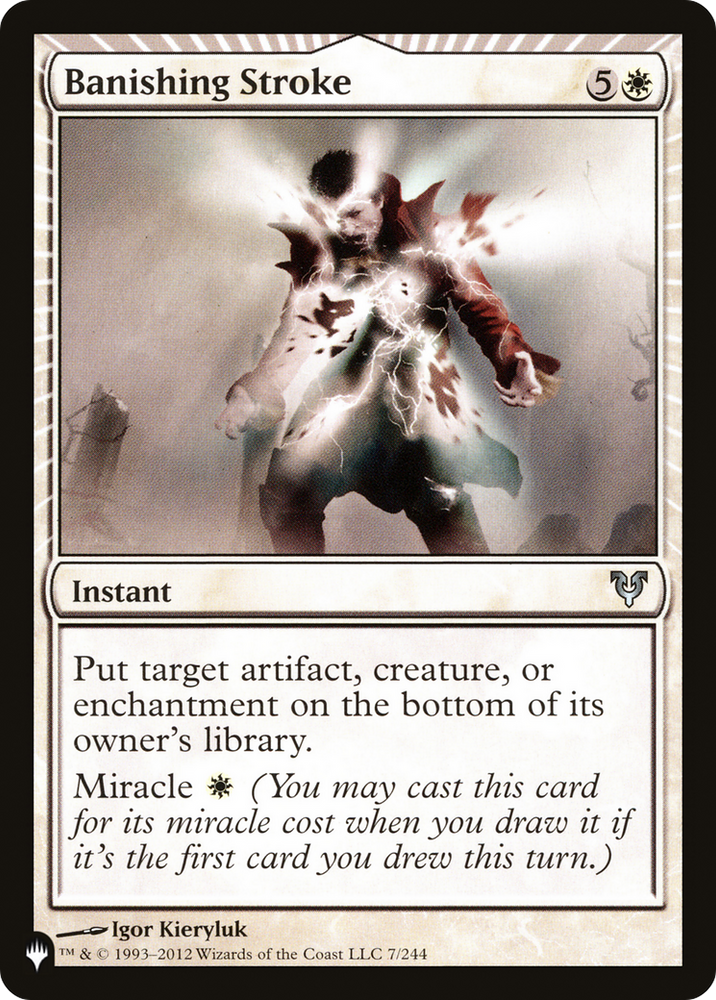 Banishing Stroke [The List] Magic: The Gathering
