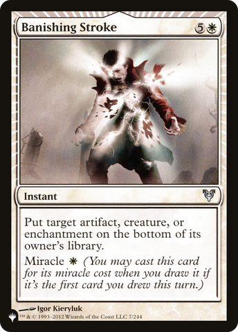 Banishing Stroke [The List] Magic: The Gathering
