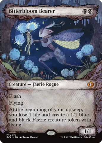 Bitterbloom Bearer (Showcase) [Lorwyn Eclipsed] Magic: The Gathering