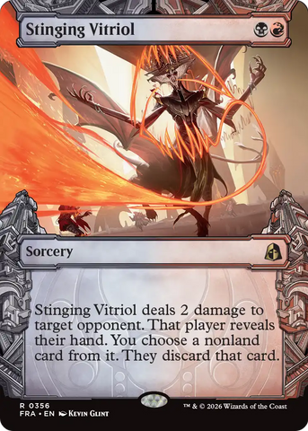 Stinging Vitriol (Showcase) [Reality Fracture] Magic: The Gathering