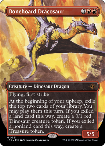 Bonehoard Dracosaur (Borderless) [The Lost Caverns of Ixalan] Magic: The Gathering