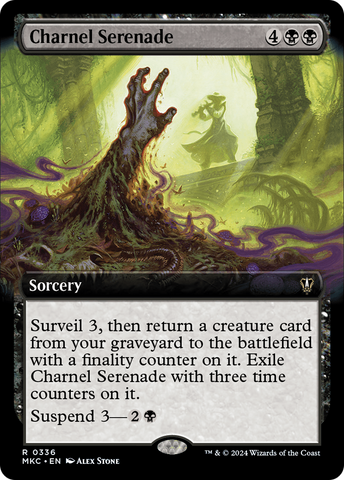 Charnel Serenade (Extended Art) [Murders at Karlov Manor Commander] Magic: The Gathering