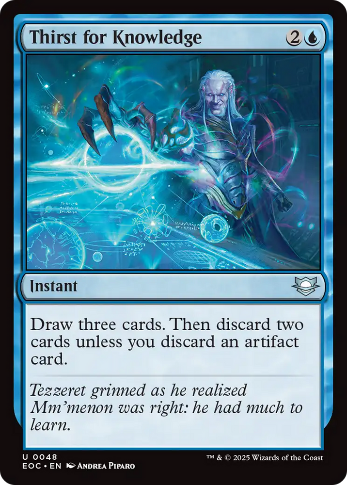 Thirst for Knowledge [Edge of Eternities Commander] Magic: The Gathering
