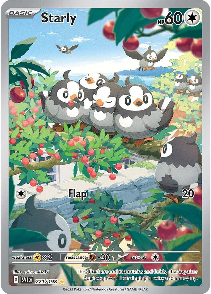 Starly (221/198) [Scarlet & Violet: Base Set] Pokémon