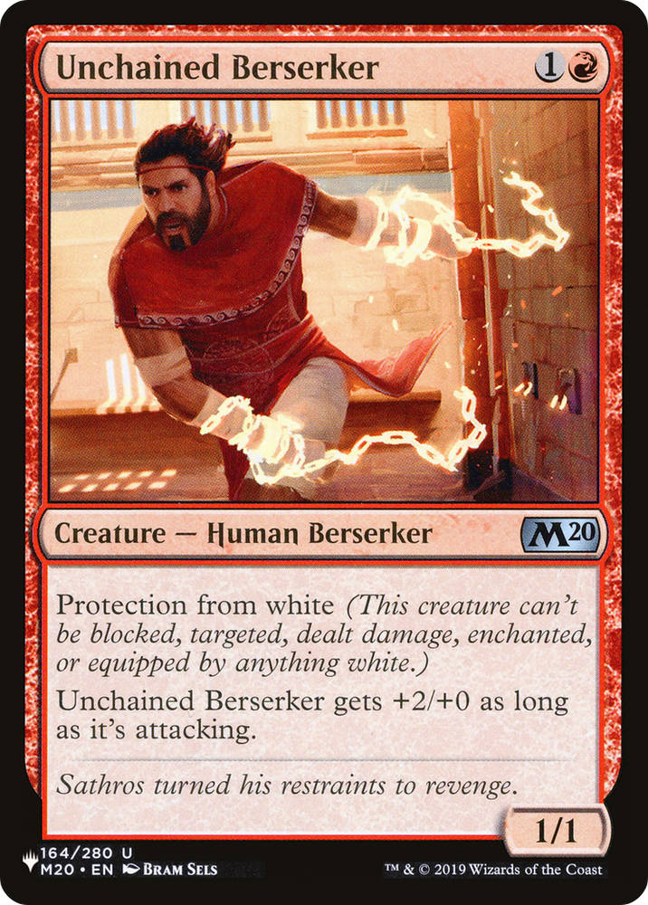 Unchained Berserker [The List] Magic: The Gathering