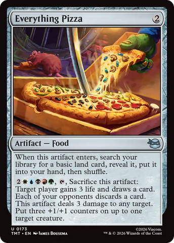 Everything Pizza [Teenage Mutant Ninja Turtles] Magic: The Gathering