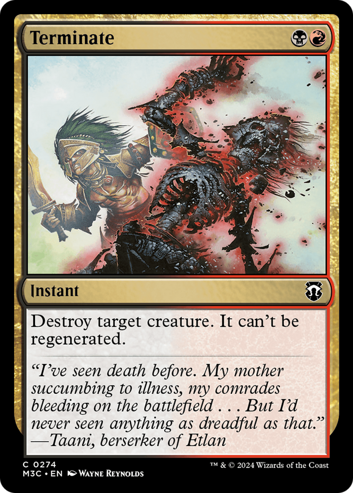 Terminate [Modern Horizons 3 Commander] Magic: The Gathering