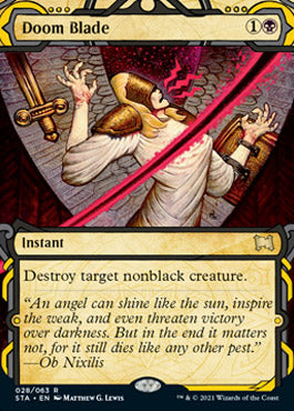 Doom Blade (Foil Etched) [Strixhaven: Mystical Archive] Magic: The Gathering