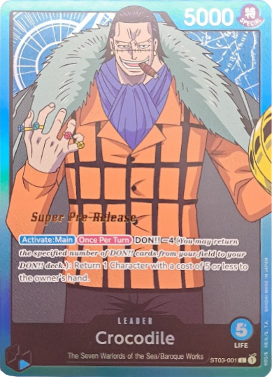Crocodile (001) [Super Pre-Release Starter Deck: The Seven Warlords of the Sea] Bandai
