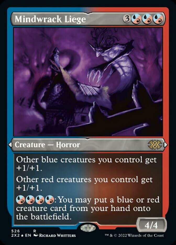 Mindwrack Liege (Foil Etched) [Double Masters 2022] Magic: The Gathering