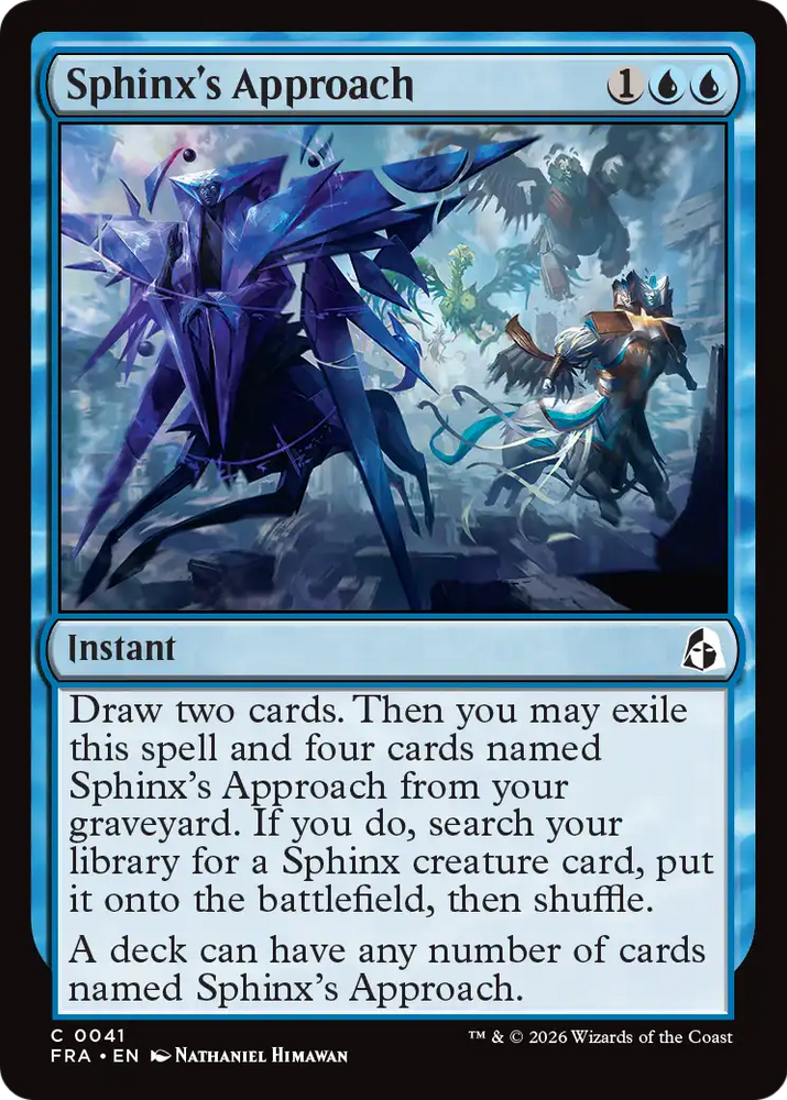 Sphinx's Approach [Reality Fracture] Magic: The Gathering