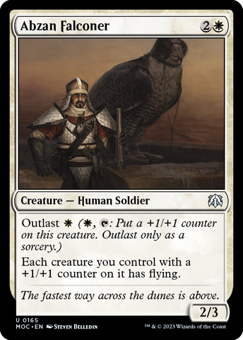 Abzan Falconer [March of the Machine Commander] Magic: The Gathering