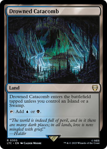 Drowned Catacomb [The Lord of the Rings: Tales of Middle-Earth Commander] Magic: The Gathering