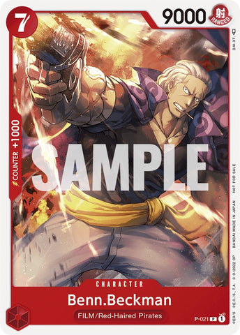Benn.Beckman (One Piece Film Red) [One Piece Promotion Cards] Bandai