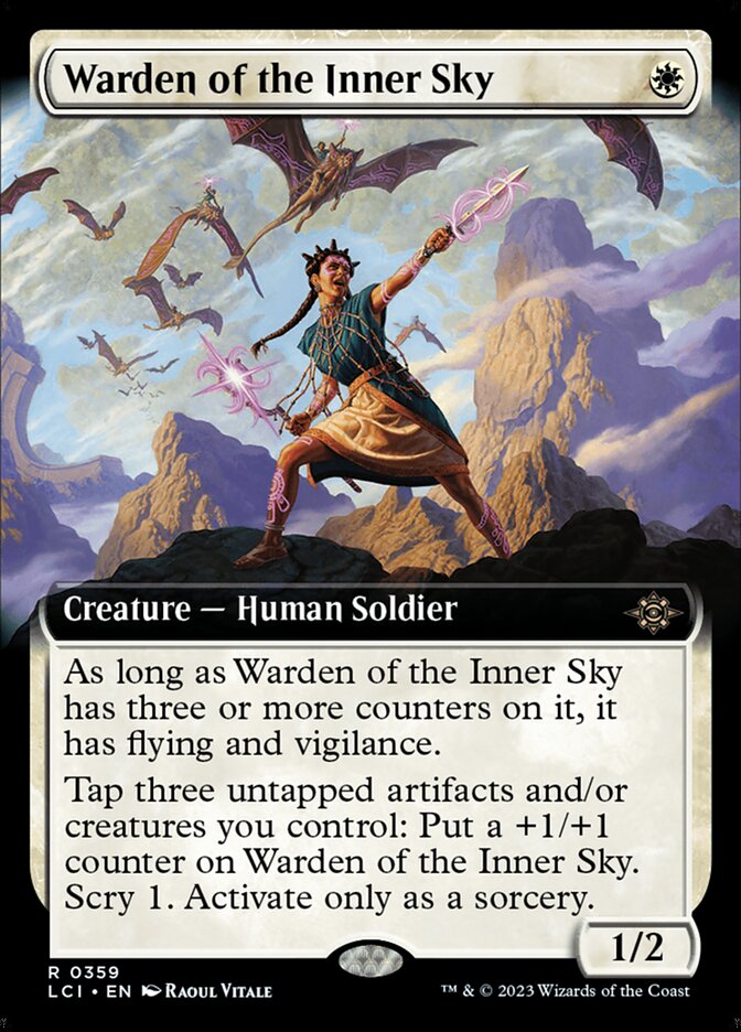 Warden of the Inner Sky (Extended Art) [The Lost Caverns of Ixalan] Magic: The Gathering
