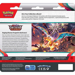 Scarlet & Violet: Obsidian Flames - 3-Pack Blisters (Houndstone) Pokémon