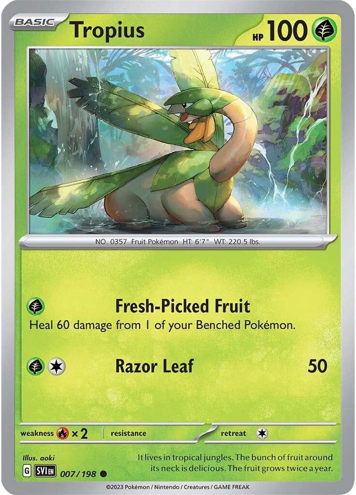 Tropius (007/198) [Scarlet & Violet: Base Set] Pokémon